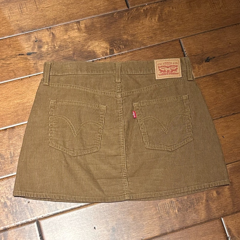 Levi's Tan Corduroy Mini Skirt - Picture 3 of 3